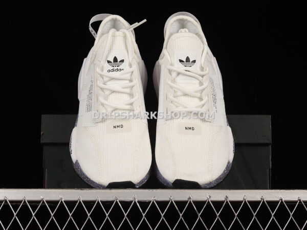Adidas NMD R1 V2 White Speckled Core Black Supplier Colour Cloud White