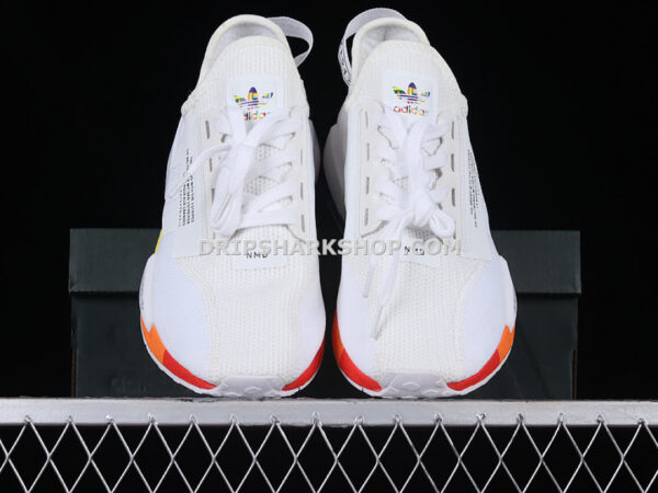 Adidas NMD R1 V2 Shoes Cloud White Cloud White Multi Color