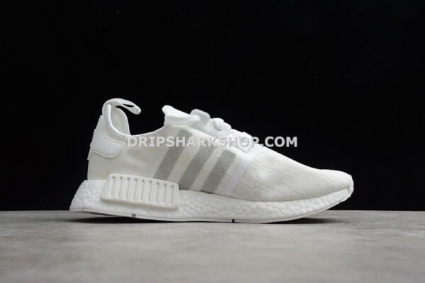 12-22 Adidas NMD R1 Shose Cloud White Cloud White Light Grey