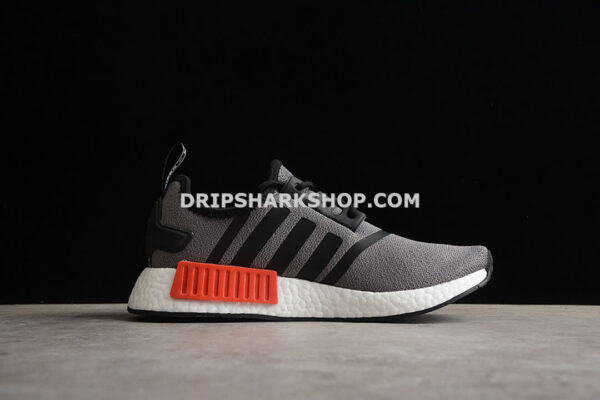 Adidas NMD R1 Shoes Grey Four Core Black Cloud White