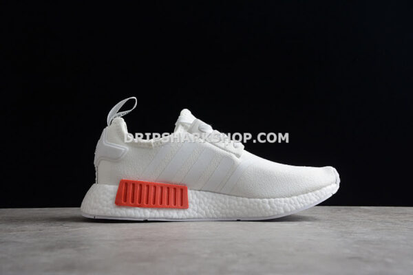 Adidas NMD R1 Boost Shoes Cloud White Cloud White Cloud White