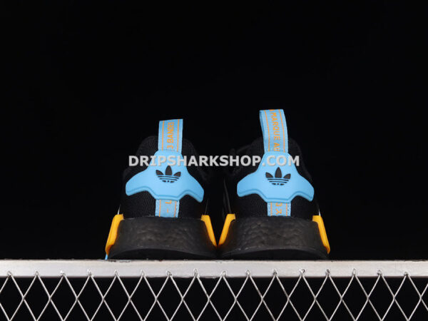 Adidas NMD R1 Shoes Core Black Cloud White Collegiate Gold