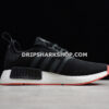 Adidas NMD R1 Core Black Trace Scarlet