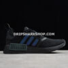 Adidas NMD R1 Shoes Core Black Solar Orange Cloud White