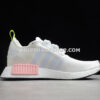 Adidas NMD R1 Shoes Cloud White Green Pink