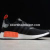 Adidas NMD R1 Core Black Cloud White Orange