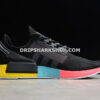 Adidas NMD R1 Boost V2 Tokyo Core Black Blue Yellow Red