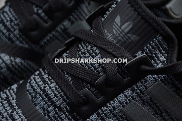 Adidas NMD R1 Glitch Shoes Core Black Grey Red
