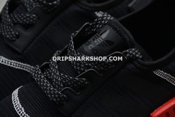 Adidas NMD R1 PK Shoes Core Black Cloud White Red