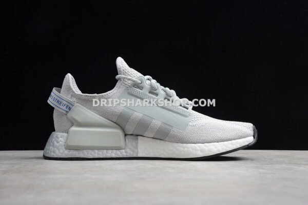 Adidas NMD R1 V2 Shoes Grey Two Silver Metallic Core Black