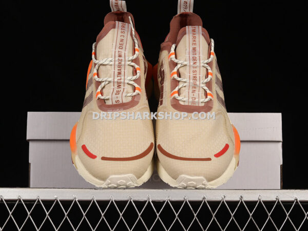 Adidas NMD V3 Boost Shoes Bliss Wild Sepia Off White