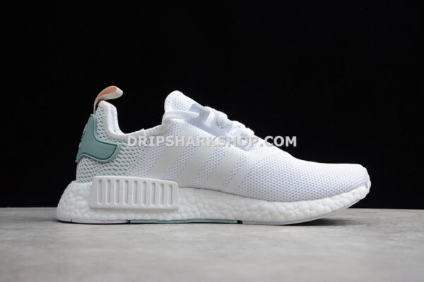 Adidas NMD R1 Shoes White Tactile Green