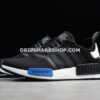 Adidas NMD R1 Shoes Black White Blue