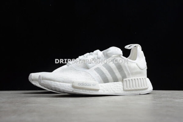 13-22 Adidas NMD R1 Shose Cloud White Cloud White Light Grey