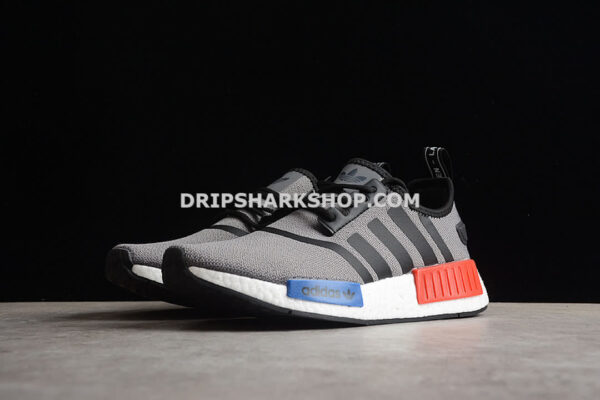 Adidas NMD R1 Shoes Grey Four Core Black Cloud White