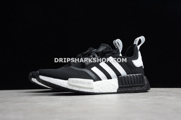 Adidas NMD R1 Shoes Core Black Cloud White