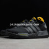 Adidas NMD R1 Shoes Core Black Core Black Yellow