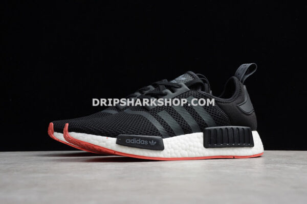 Adidas NMD R1 Core Black Trace Scarlet