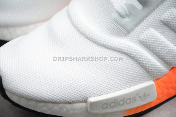 Adidas NMD R1 Shoes Cloud White Core Black Solar Red