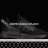 Adidas NMD R1 V2 Core Black Core Black Red