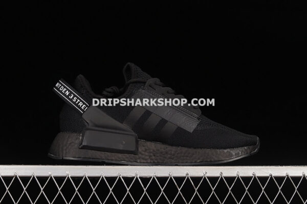 Adidas NMD R1 V2 Core Black Core Black Red