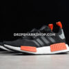 Adidas NMD R1 Core Black Cloud White Orange