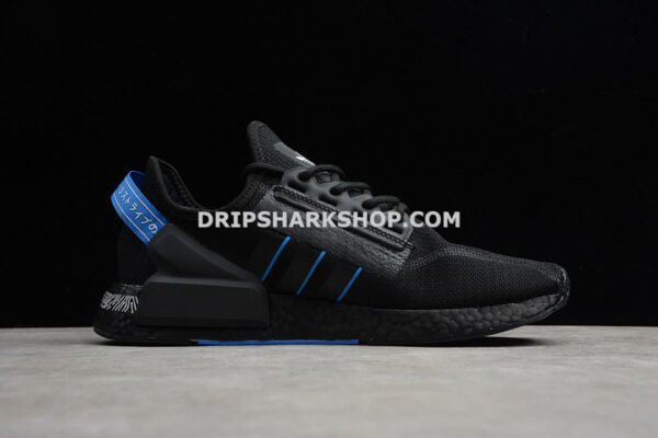 Adidas NMD R1 V2 Shoes Core Black Core Black Blue