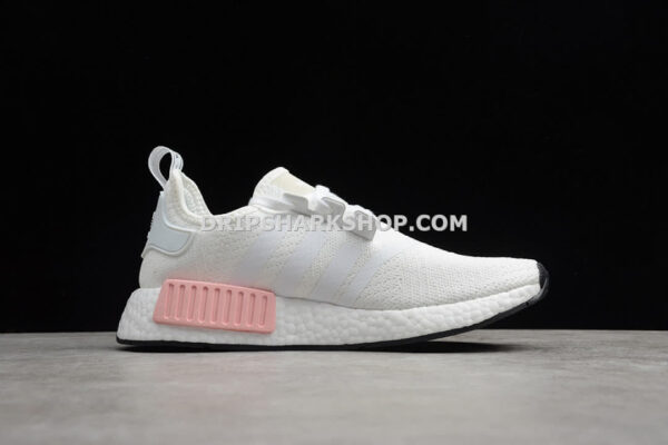 Adidas NMD R1 Shoes Cloud White Cloud White Pink