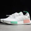 Adidas NMD R1 Shoes Cloud White Grey Two Clear Mint