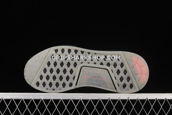 Adidas NMD R1 Spectoo Shoes Core Black Grey Five Solar Red