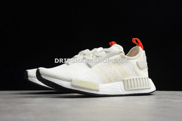 Adidas NMD R1 Sheos Cloud White Beige Orange