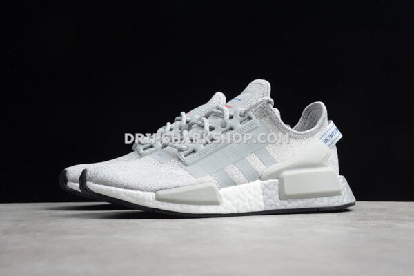 Adidas NMD R1 V2 Shoes Grey Two Silver Metallic Core Black
