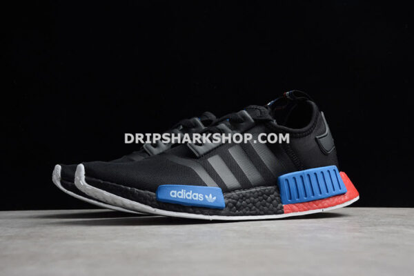 Adidas NMD R1 Shoes Core Black Core Black Lush Red