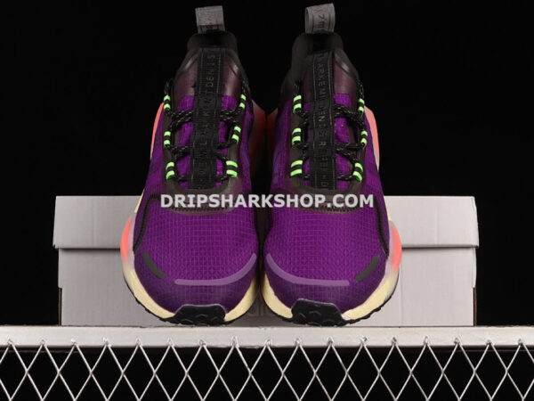 Adidas NMD V3 Boost Shoes Active Purple Core Black Signal Green