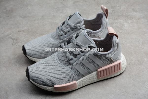 Adidas NMD R1 Shoes Clear Onix Light Onix Vapour Pink