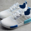 Adidas NMD R1 Shoes Footwear White Footwear White Blue Glow