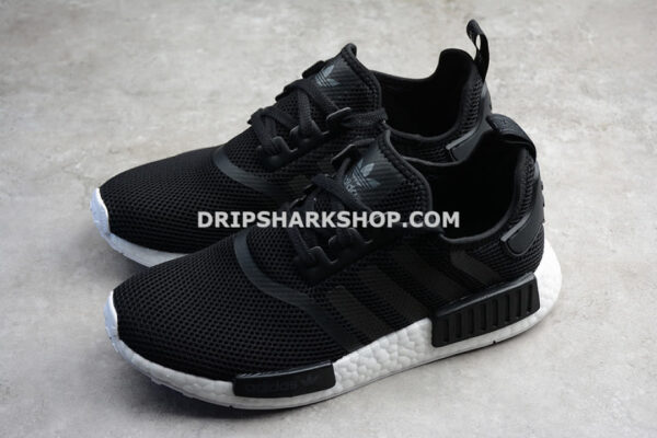 Adidas NMD R1 Black Monochrome Black White