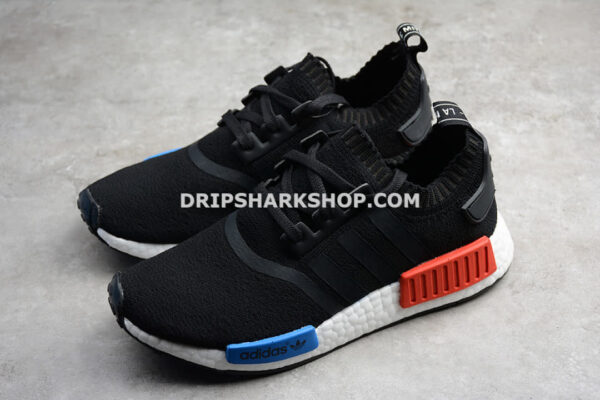 Adidas NMD R1 Runner PK Core Black Core Black Lush Red