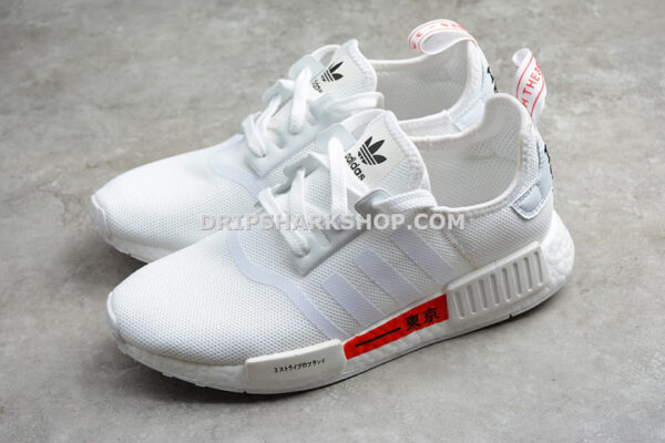 Adidas NMD R1 Tokyo Shoes Cloud White Red Cloud White