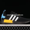 Adidas NMD R1 Shoes Core Black Cloud White Collegiate Gold
