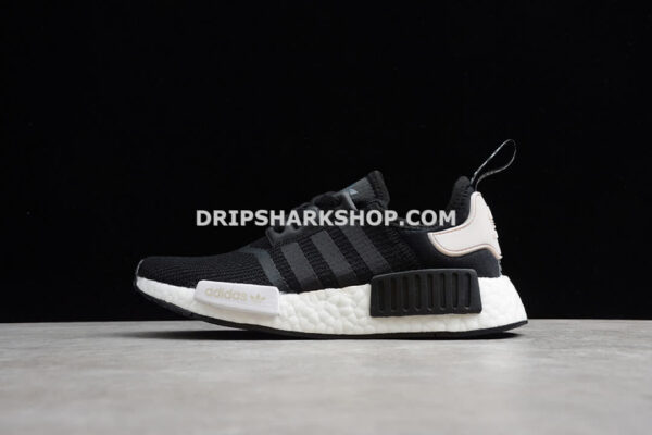 Adidas NMD R1 Shoes Core Black Cloud White
