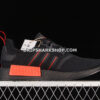 Adidas NMD R1 Core Black Core Black Red