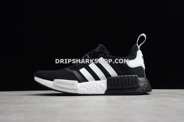 Adidas NMD R1 Shoes Core Black Cloud White