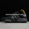 Adidas NMD R1 Shoes Core Black Core Black Yellow