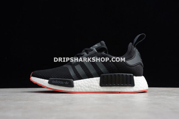 Adidas NMD R1 Core Black Trace Scarlet