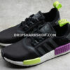 Adidas NMD R1 Black Purple Green