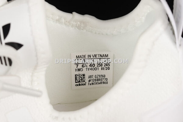 Adidas NMD R1 Primeblue Shoes Cloud White Cloud White Gum