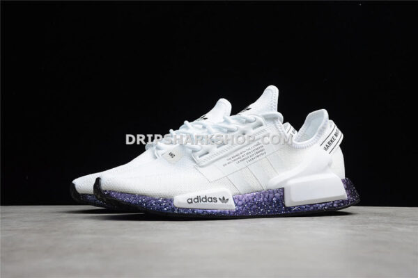 Adidas NMD R1 V2 Shoes Core Black Supplier Colour Cloud White