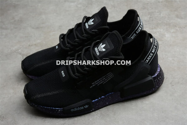 Adidas NMD R1 V2 Shoes Core Black Supplier Colour Cloud White