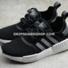 Adidas NMD R1 Shoes Core Black Cloud White Grey